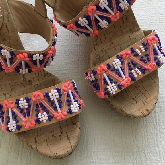 Rebecca Taylor | Isabela Beaded Wedge - Picture 8 of 9